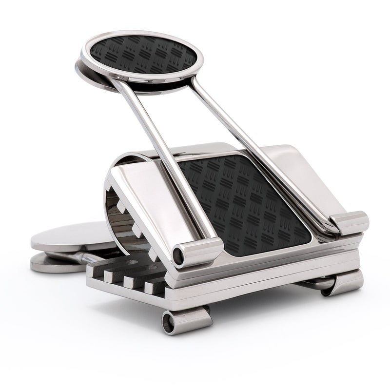 Speidel Stainless Steel Ionic Plated Metal Money Clip for Men, Bill Binder Clip, Wallet, Credit Card Holder, Minimalist Slim Money Clip - Image 1